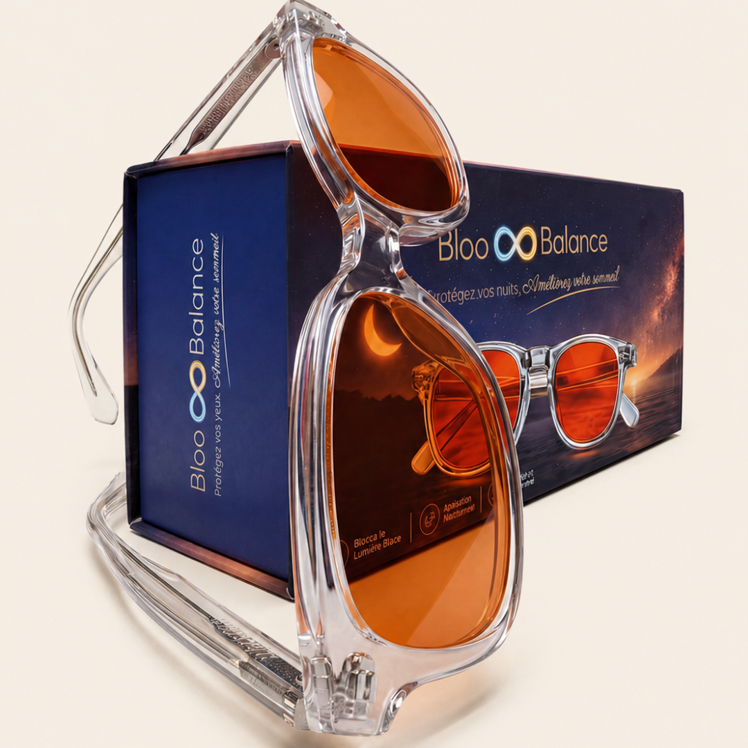 Ambre — Lunettes anti-lumière bleue du soir